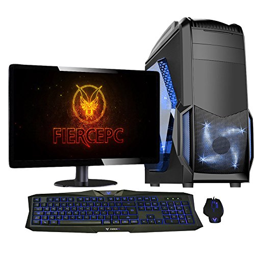 Fierce VULTURIS - 4,4GHz AMD Athlon II X4 880K Vierkern übertaktete Prozessor, NVIDIA GTX 1060 3GB Grafikkarte, 16GB RAM 1TB Festplatte Gaming PC Desktop Computer Pack - HDMI/USB3 - 224848