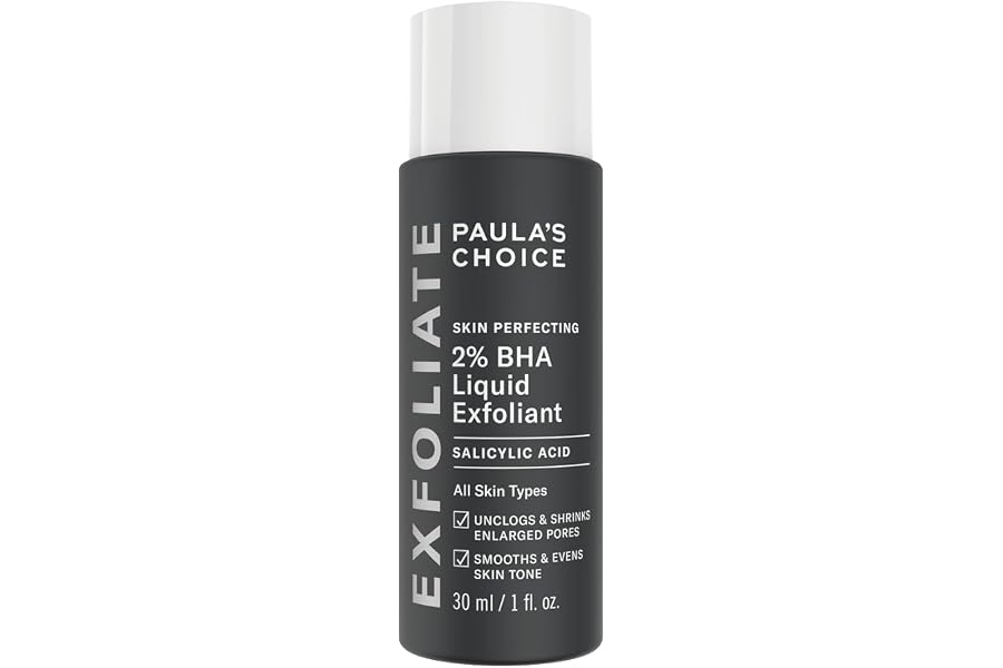 Paula's Choice 2% BHA Liquid Peeling, Bekämpft Mitesser und Poren, 30 ml | klinisch Geprüfte Gesichtspeeling mit Salicylsäure - Für ein ebenmäßiges Hautbild & gesunden Glow - Für Fettige Haut