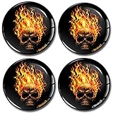 ✔ LIEFERUMFANG: 4 Stück gewölbte, flexibel Radmittenaufkleber. Perfekt für Ihre Radkappen. Wir haben auch viele andere Größen in unserem Shop wie 50mm, 55mm, 56mm, 60mm, 65mm, 68mm, 70mm. Bitte kaufen Sie nicht, wenn Sie die Größe Ihrer Felge Räder und Radkappen nicht wissen.