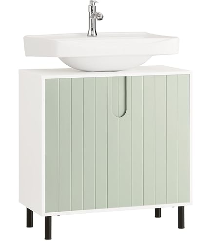 Schildmeyer Palermo wastafelmeubel 158815, mat wit, 59,8 x 32,6