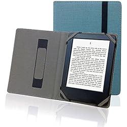 Funda para libro electrónico de 6" universal de lino, cáñamo natural, para sony, kobo, tolino, pocketbook