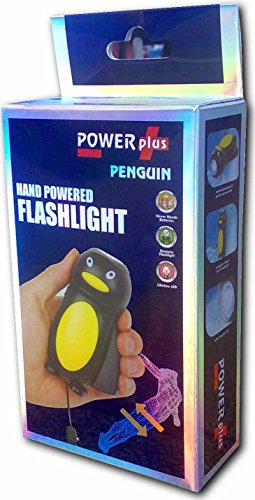 LED Taschenlampe Pinguin mit Dynamo-/Kurbelfunktion - 2