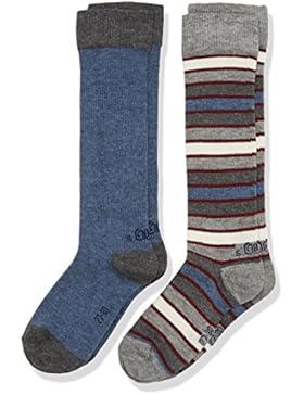 s.Oliver Socks Jungen Kniestrümpfe, 2er Pack