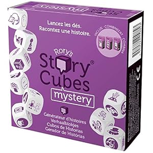 Asmodee Story Cubes: Mystery – Juego de dados multilenguaje, Multicolor (ASMRSC29ML1)