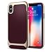 Produktbild Spigen [Neo Hybrid] iPhone X Hülle, Zweiteilige Handyhülle Silikon TPU Schale mit PC Bumper Schutzhülle Case (Burgundy) 057CS22168