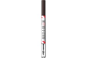 ‎MAYBELLINE Maybelline New York 2in1 Augenbrauenstift mit Gel für volle und definierte Augenbrauen, Bis zu 24 Stunden Halt, Kein Verwischen, Build-A-Brow, Vegane Formel, Nr. 259 Ash Brown