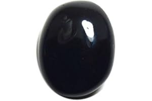 55Carat Certified Natural Black Onyx Stone 8 Ratti 7.28 Carat Original Oval Energy Ratan Loose Gemstone