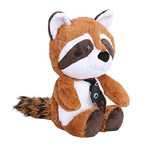 Ruixia Cuddly Raccoon Soft Toy Cute Koala Plush Toys Sitting Animal Pillow Cosy Fluffy Soft Toy Kids Baby Throw Cushion Stuffed PP Cotton Lined Doll Adult Child for Christmas Birthday
