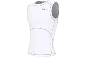 FDX Mens Compression Armour Base Layer Tops Running Sleeveless Sports Shirt