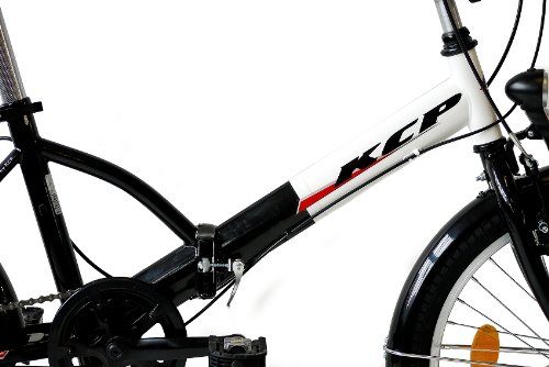 20″ CITYBIKE KLAPPRAD FALTRAD KCP FOLDO 6 Gang SHIMANO schwarz weiss – 50,8 cm (20 Zoll) - 3