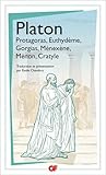 Image de Protagoras ; Euthydème ; Gorgias ; Ménexène ; Ménon ; Cratyle
