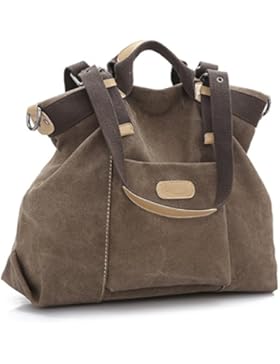 Damen Handtasche,LOSMILE Canvas Umhängetasche.