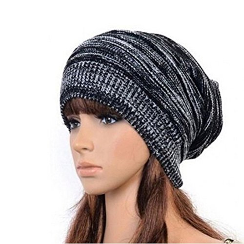 Preisvergleich Produktbild ROSENICE Feinstrick Beanie Mütze Winter Hat (schwarz)