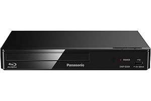 Panasonic DMP-BD84EG-K Lettore Blu-ray Disc/DVD 2D Smart Network, App Internet, Audio ad Alta Risoluzione, Riproduzione HDD Esterno, USB, Ethernet, Design Compatto, Nero