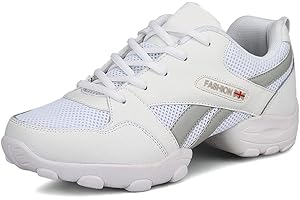 VCIXXVCE Zapatos De Baile para Hombres Suela Dividida Zapatillas De Baile De Deportes con Cordones
