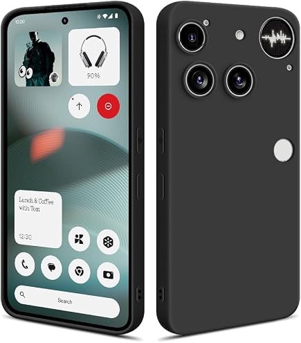EASSGU Custodia per NothingPhone (1) / NothingPhone 1 (6.55 Inches), Cover Morbida in Silicone TPU - Blu zaffiro EASSGU Custodia per NothingPhone (1) / NothingPhone 1 (6.55 Inches), Cover Morbida in Silicone TPU - Blu zaffiro