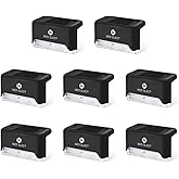 Neo Elect Plastic Step Solar Light Outdoor Waterproof Fence LED Exterior Light for Steps Stairs Fence Balcony Railing Garden 