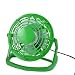 Produktbild SODIAL (R) 360-Grad-Drehung Laptop PC Kuehler Gruen Kunststoff Schreibtisch Mini-USB-Ventilator 4 "