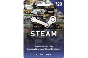 LITALARM Steam Card - $20 Steam Wallet Prepaid - Physical Mail Delivery