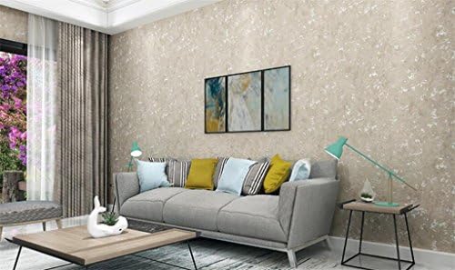 Non-woven Wallpaper/Pure color Imitation diatom mud/simple, bedroom, living room, background wall paper, 0.53*10m, Beige grey-WEIQI