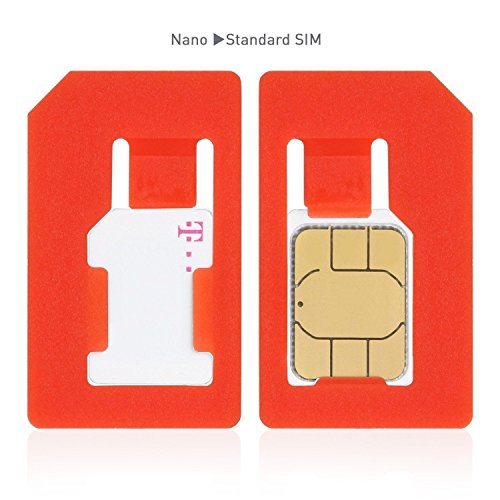 Wicked Chili 4in1 Sim Karten Adapter Set (Nano Sim, Micro Sim, Standard Sim, Eject Pin/Sim Nadel) fÃ¼r Handy, Smartphone und Tablet (passgenau, Click-Sicherung)