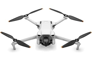 DJI Mini 3 (tylko dron) – lekki i składany dron z minikamerą z opcją nagrywania wideo w jakości 4K HDR, 38-minutowym czasem lotu, True Vertical Shooting i inteligentnymi funkcjami