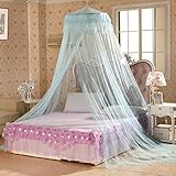 good01 rund Polyester, einem Baldachin Dome Netz Princess Moskitonetz, blau, M
