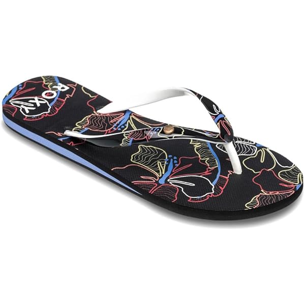 AFS-Schuhe 2107, modieuze teenslippers voor dames, van leer, comfortabele slippers met voetbed, Made in Germany, zwart lakleer, 39 EU