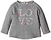 s.Oliver Baby Girls Crew Neck Long Sleeve Sweatshirt -  Grey - 92