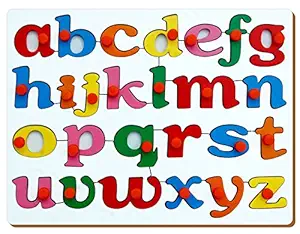 The Kiddy Depot - English Alphabet Lowercase Educational Wooden Board