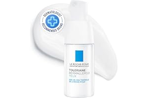 La Roche-Posay Toleriane Dermallergo, Trattamento Contorno Occhi Lenitivo, Per Pelle con Allergie, Idratante, Formula con Sphingobioma, Niacinamide, Neurosensine, Glicerina, Burro di Karité, 20ml