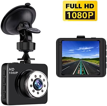 Car Dash Cam Camera 1080P HD 170° Wide Angle Car Video Recorder 2.7" Screen Night Vision Motion Detection G-Sensor Loop Recording (Dashcam)
