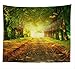 Produktbild ditiao Tapisserie Geometrie Van Gogh Wandbehang Wildes Leben Anhänger Wolf Sofa Dekoration Bettdecke Traum Rechteck (Größe: 130 cm * 150 cm)