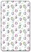 NEW BABY COT SHEET 140x70 120x60 100% COTTON FITTED PRINTED COLOURFUL NURSERY BED (140x70, Owls White)