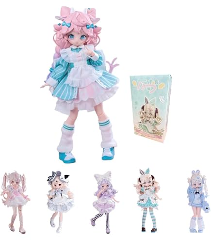 XiDonDon 1/12 Scala BJD Bambola Corpo 9.6cm/11cm YMY2 Corpo Action Figures Sostituzione Corpo Bambola Accessori (Normal White,11cm