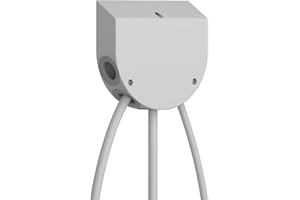 BACHMANN Herdverteiler KÜCHENANSCHLUSSBOX mit 2m Herdanschlussdose, 2m Kochfeld und 2m Backofen Lichtgrau 923.000 (mit VDE Zulassung)