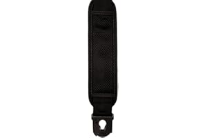 D'Addario Accessories Gitarrengurt mit Verschluss - E-Gitarrengurt, Akustikgitarrengurt, Bass-Gitarrengurt - Schwarz mit Pad