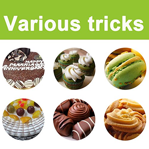 Schokolade Stift für Backen, Soriace® Prämie Silikon Tortenspritze / Garnierspritze / Spritztüllen / Spritzenstift Kuchen Deko für Küche, Speisen, Bar - 6