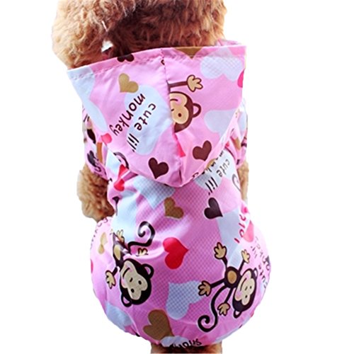 Moolecole-Cartoon-Monkey-Pet-Dog-Raincoat-Hood-Puppy-Doggy-Waterproof-Raincoat-Jacket-Four-Legs-Dog-Rain-Clothes