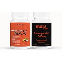 mars by GHC Max, Apple Cider Vinegar With Mother, Garcinia Cambogia, Green Tea Extract, L-Carnitine & Guggul, Natural…