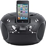 BUSH PORTABLE CD PLAYER BOOMBOX FOR IPOD IPHONE DOCK DOCKING...