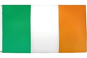 AZ FLAG - Drapeau Irlande - 150x90 cm - Polyester léger - Drapeau Irlandais Avec Oeillets Métalliques Intégrés - 80g