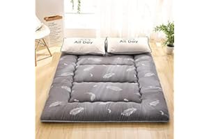 UE-MAOLU Colchón Plegable Colchoneta Antideslizante Doble Individual Colchoneta para Dormir, Colchón Enrollable Tatami Mat, Fácil De Almacenar Y Portátil para Acampar (Color : B, Size : 120X200cm)