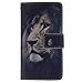 Produktbild Anlike Lederhülle Leder Tasche Case für Sony Xperia Z3 Compact / Z3 Mini (4,6 Zoll) Hülle PU Leder Flip Brieftasche Schutzhülle Wallet Cover Handytasche Schutzhülle Handy Zubehör Handyhülle mit Bookstyle mit Standfunktion Kredit Kartenfach für Sony Xperia Z3 Compact / Z3 Mini (4,6 Zoll) - Löwe