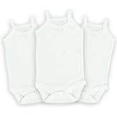 Novibaby 3-Piece Jacquard Rope Strap Baby Body Strap 100% Cotton, White Ecru Pink Baby Athlete Body Strap