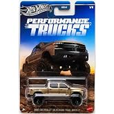 Hot Wheels G&uuml;m&uuml;ş Serisi Performans Kamyonları 2019 Chevrolet Silverado Trail Boss LT [Tan] 1/5-1:64 &Ouml;l&ccedil;ekli Diecast Oyuncak A