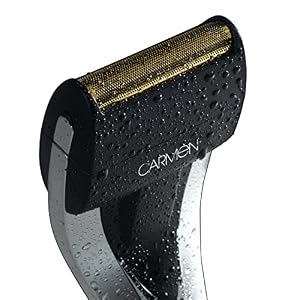 Carmen Sport Shaver with Precision Trimmer, Wide Foil Shaver, Washable, Cordless, Rechargeable Design, Black/Silver - Image 3