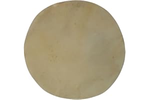 IMPERIAL KILT PRODUCTS Djembe - Pelle naturale di capra per rullanti da marcia, Bodhran irlandese, banjo, tamburi con telaio nativo, Conga, tamburi africani, percussioni testa di vitello (pelle naturale 10")