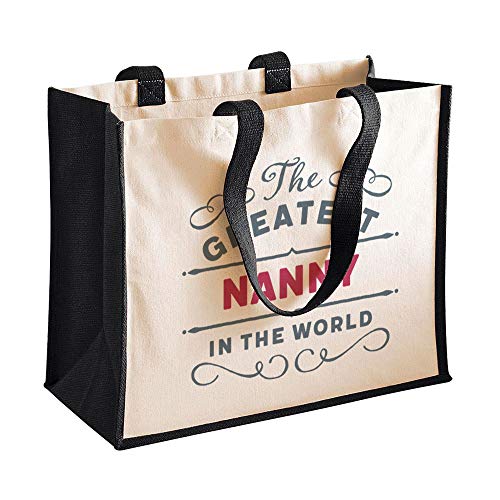 Nanny Gift Bag Birthday Bag Personalised Present Nanny’s Day Gift Idea Funny Novelty Gift Nanny Keepsake 42 x 33 x 19cm