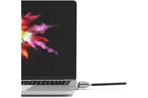 MACLOCKS Ledge Macbook Pro Touch Bar Adaptador de candado - Candado de Cable con Llave - Plateado